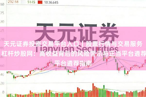 天元证券投资交易平台入口｜股票行情与交易服务解析 杠杆炒股网：高收益背后的风险警示与正当平台遴荐指南